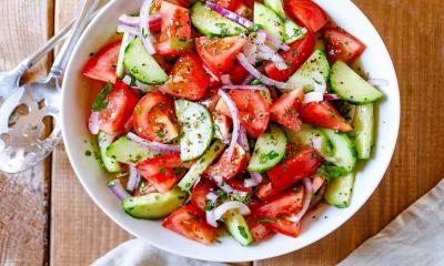 Cucumber and Tomato Salad