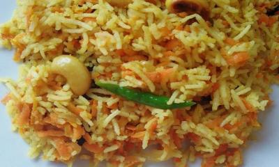 Carrot Biryani