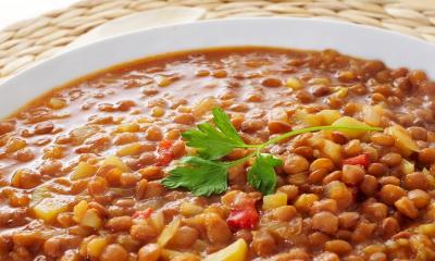 Spicy Root & Lentil Casserole