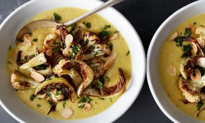 Roasted Cauliflower Soup