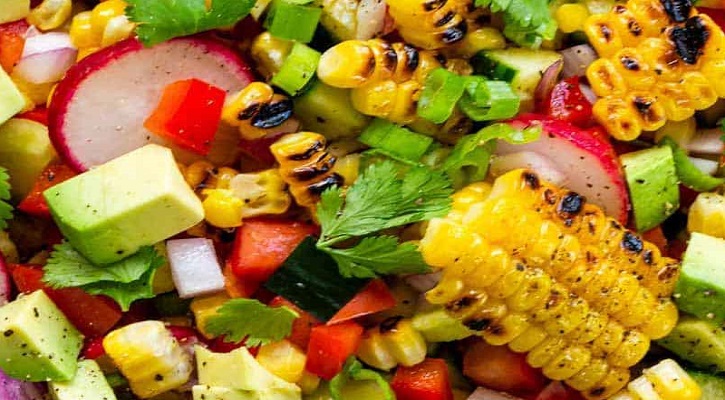 Grilled Corn Salad