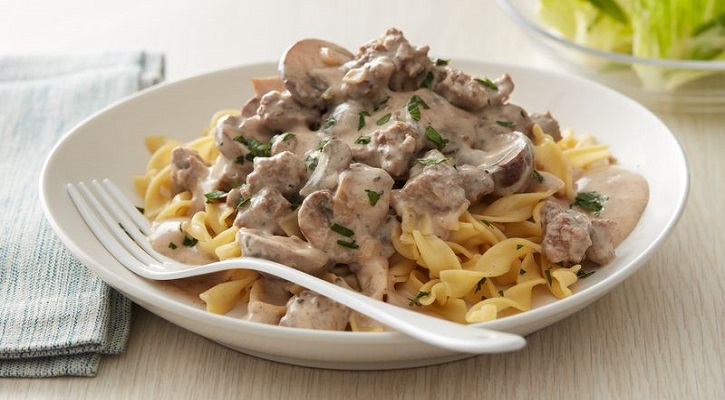 Ground Beef Stroganoff