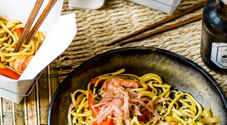 King Prawn Yaki Soba