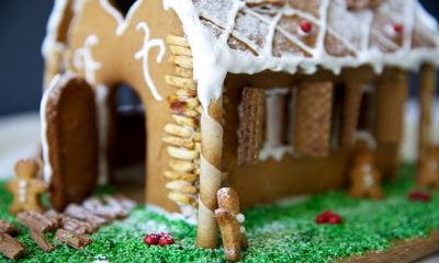 Samuel‍‍`s gingerbread birdhouse