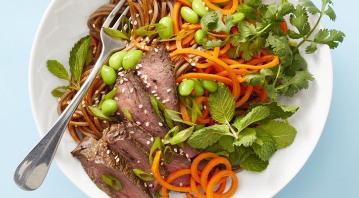 Sesame Steak Noodle Bowl