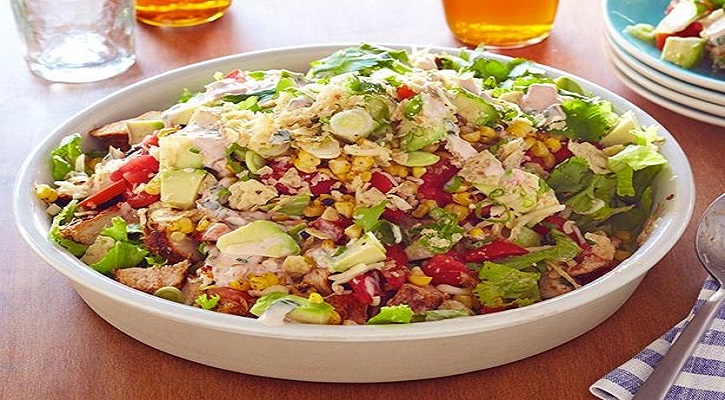 Chicken taco salad