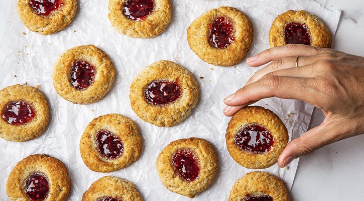 Gluten-Free Almond Thumbprints