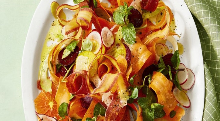 Shaved Carrot and Radish Salad