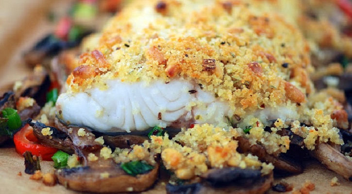 Pine Nut-Crusted Tilapia